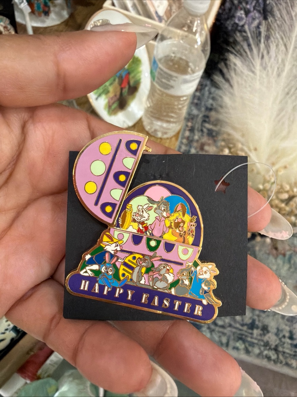 Disney Limited Edition.Easter Egg Enamel Pin- All Bunnies Splash Mountain Rabbit